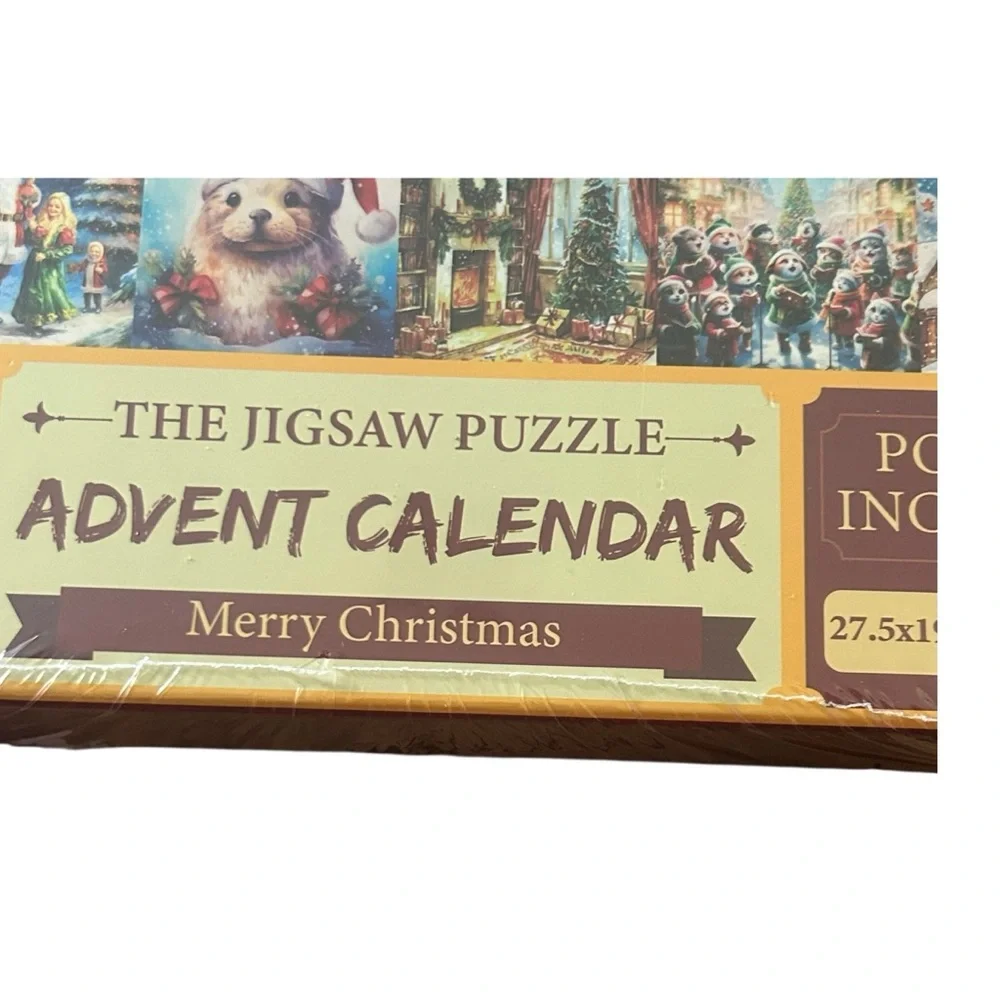 Advent Calendar Jigsaw Puzzle 1008 Pieces Christmas Holiday Age 3+‎